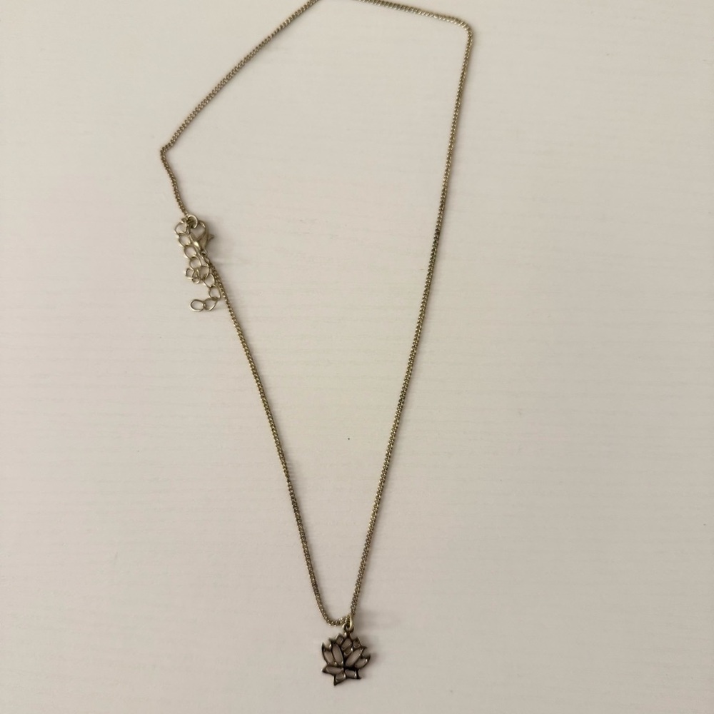 Urban outfitters jewelry - lotus flower necklace